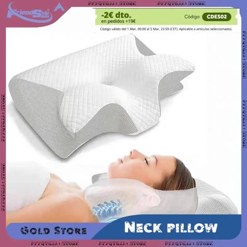 Contoured Butterfly Memory Foam Neck Pillow
